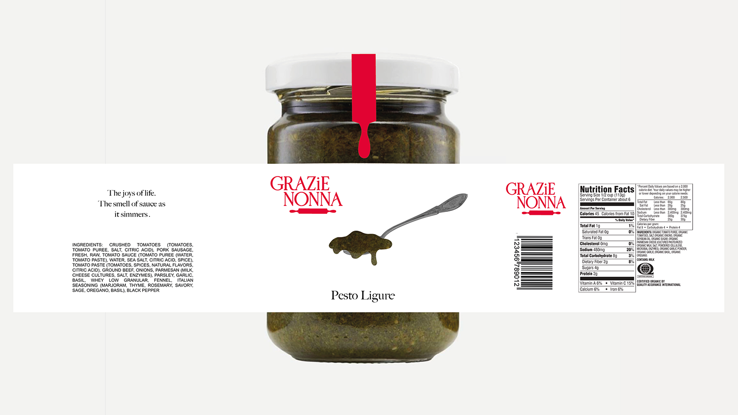 jar-label-packaging-packagingdesign-brand-branding-etichetta-sauce-italiancuisine